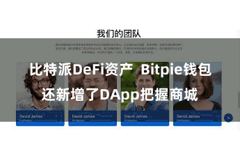 比特派DeFi资产 Bitpie钱包还新增了DApp把握商城